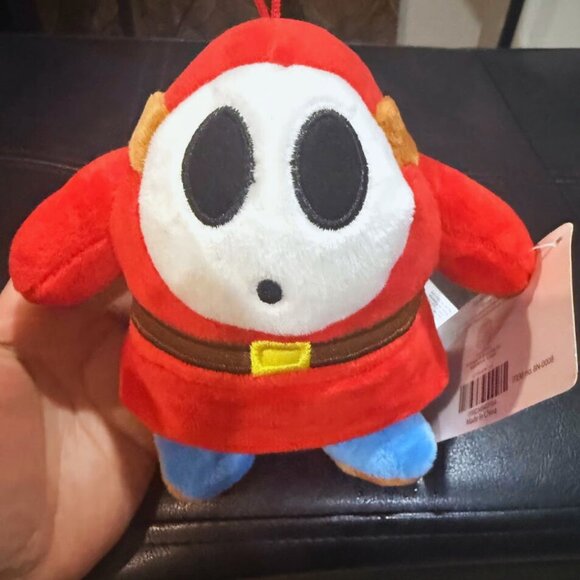 Super Mario SHY GUY Red Enemy 6" Plush Stuffed animal Toy Nintendo w/ Tags - Picture 11 of 13